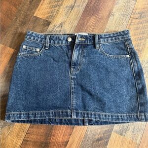 Princess Polly Indigo Blue Denim Mini Skirt